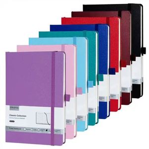 B5 Hardcover Notebook A5 PU Leather Custom <b>Goals</b> Journal - Product Image 2