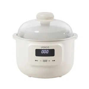 Cuisinière lente électrique, cuiseur vapeur, <span class=keywords><strong>pot</strong></span> en céramique, soupe de nid d'oiseau, ragoût, tonique pour femmes enceintes, supplément pour bébé, <span class=keywords><strong>chauffe</strong></span>-plat - Product Image 1