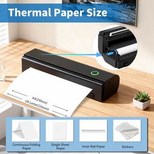Impresora Térmica Portátil Jiuyin A4, Impresoras de Oficina, 203dpi, 15mm/s, Batería de 2600mAh, 1 Año de Garantía, para Auto, Oficina y Hogar - Product Image 2