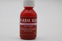 FM40 E-ASIA 243 Colle anaérobie pour verrous de filetage, adhésif instantané, silicone transparent, flacon de 10 ml pour la construction et la menuiserie