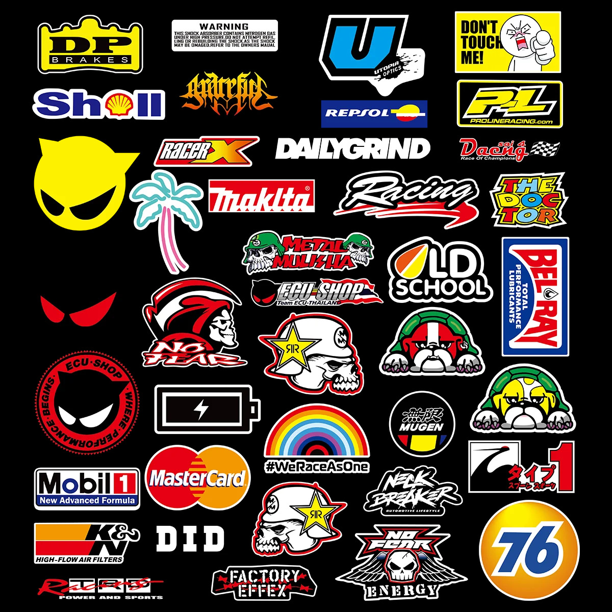 40 pegatinas mixtas - estilo regular c