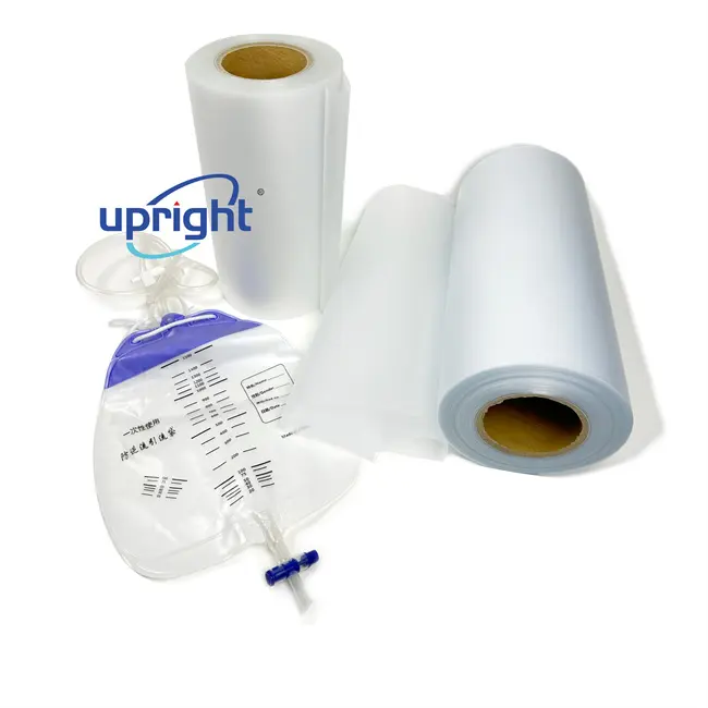 Upright PVC Sheet Plastic Complex Film Roll for emergency portable Urine bag