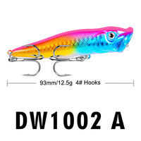 Lures Factory 95mm 12g Popper Yemleri Deniz Suyu Yüzen Yapay Yem