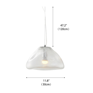 Lampada a Sospensione Pebble per Hall <span class=keywords><strong>di</strong></span> Hotel e Lounge, Stile Nordico Art Deco in Metallo, Alluminio e Vetro, LED, Vendita Diretta dalla Fabbrica, Lampada a Sospensione Pebble Scintillante - Product Image 6