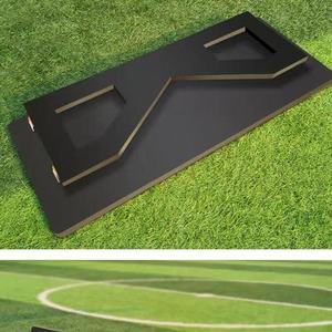 Tableau d'entraînement de football pliable à double angle, écologique, pour les passes aériennes et au sol - Product Image 3