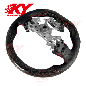 Volant personnalisé en fibre de carbone forgée avec LED RPM pour Infiniti Q50 Q50S QX50 Q50L Q60 Q60S - Product Image 4