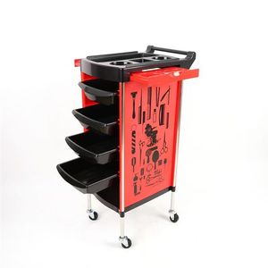 Professional Beauty Car Trolley Rolling Beauty Car Four Layer <b>Storage</b> for Barber Trolley Cart Salon Tools With Wheels - Product Image 2