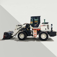 Mini Wheel Loader Mixer Ember Beton Ember untuk Skid Steer Loader