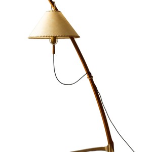 Lámpara de Pie Moderna Minimalista de Estilo Chino Retro, con Luz LED Tricolor, Control de Interruptor, Diseño para Salas de Exhibición y Hogares - Product Image 5