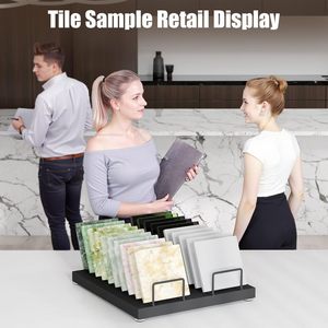 Lukar Xách Tay Countertop Hiển Thị Giá 20 Khe Cắm Nhỏ Gốm Gạch Hội Đồng Quản Trị Chủ Phong Cách Hiện Đại Kim Loại Sàn Mẫu Giá Hiển Thị - Product Image 5