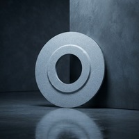 Disque abrasif en céramique personnalisé à profil convexe unique, résistant à l'usure, grain 60/80, pour le meulage de précision des aciers à outils