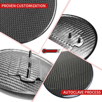 Pièces automobiles de haute qualité en fibre de carbone sèche, style OEM, bouchon de réservoir de carburant pour Ferrari F12