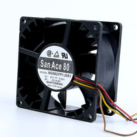 SANYO 9G0827P1J051 27V DC 0,62A 80*80*38MM 8038 8CM SANYO Kipas Pendingin Aksial Bantalan Bola Asli