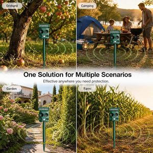Répulsif <span class=keywords><strong>Solaire</strong></span> Ultrasonique pour Animaux de Jardin avec Détecteur de Mouvement PIR – Efficace contre les Chats, Chiens, Rongeurs, Renards, <span class=keywords><strong>Oiseaux</strong></span> - Product Image 3
