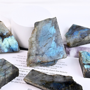 Vendita calda Natrual taglio <span class=keywords><strong>di</strong></span> cristallo curativo fatto a mano artigianato <span class=keywords><strong>pietra</strong></span> Labradorite lastra <span class=keywords><strong>grezza</strong></span> per gioielli materiali - Product Image 2