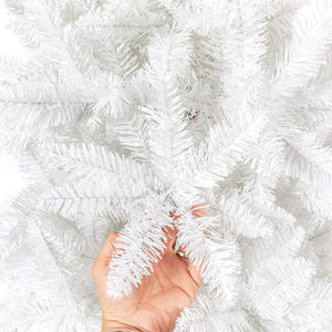 Árbol de Navidad Artificial espeso de escarcha blanca sin iluminar de 5 pies, árbol de pino de Navidad con soporte de Metal sólido, artesanías artificiales para árboles de Navidad - Product Image 2