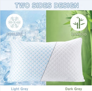 Du lịch cổ sherddered chỉnh hình làm mát Gel Bộ nhớ bọt ngủ gối có thể tháo rời Bìa - Product Image 3