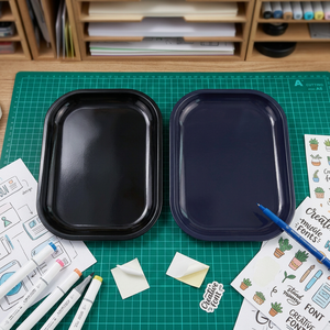 ถาดกลิ้งโลหะ18X14ซม. แบบสั่งทำ/ข้อความสำหรับแจกของรางวัลมียี่ห้อ - Product Image 1