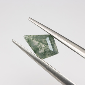 Piedra preciosa suelta musgo natural ágata piedra preciosa musgo <span class=keywords><strong>verde</strong></span> ágata cometa forma Moos ágata para la fabricación de joyas - Product Image 6