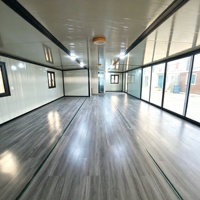 Maison préfabriquée personnalisée en conteneur extensible de 20 pieds ou 40 pieds avec cuisine, villa, logement préfabriqué, maisonnette portable, maison mobile