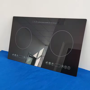 Piano Cottura a Induzione in <span class=keywords><strong>Vetro</strong></span> Ceramico Nero e <span class=keywords><strong>Bianco</strong></span> per Piastra di Cottura - Product Image 2