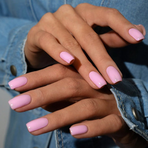 Venta al por mayor Etiqueta Privada <span class=keywords><strong>uñas</strong></span> simple medio corto rectangular cuadrado sólido color puro desgaste <span class=keywords><strong>uñas</strong></span> gruesas prensa en las <span class=keywords><strong>uñas</strong></span> - Product Image 4