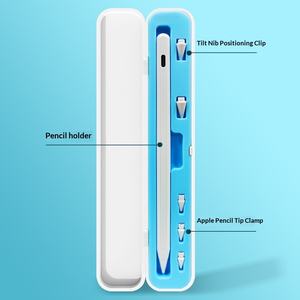 Für die zweite Generation: Tragbare Silikon-Stiftbox für Kapazitätsstifte, <span class=keywords><strong>iPad</strong></span>-Hartschalen-Aufbewahrungsbox mit Magnetverschluss - Product Image 3