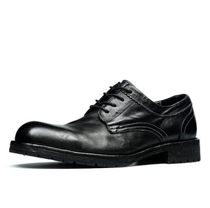 Chaussures d'affaires haut de gamme - Cuir véritable souple, style Oxford décontracté et formel, semelle plate antidérapante, lacets, chaussures pour hommes tendance - Product Image 6