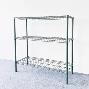 Scaffalature metalliche con rivestimento epossidico verde con costruzione ad arco rotondo di nuovo Design per la casa e l'ufficio