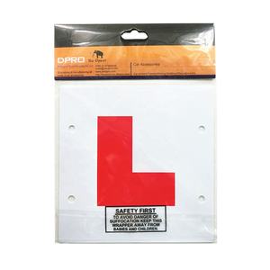 Plaques en plastique PVC pour moto, autocollant <span class=keywords><strong>de</strong></span> pilote L, avertissement <span class=keywords><strong>de</strong></span> sécurité automobile, nouvelle collection - Product Image 3