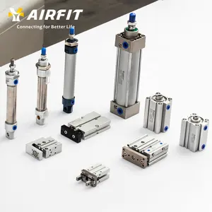 AIRFIT-cilindro de energía de presión de aire, minipistón neumático, serie SC MAL DNC, Kit de fabricante de cilindros