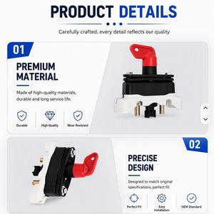 Interrupteur principal de <span class=keywords><strong>batterie</strong></span> 21243844 212 438 44 20514309 205 143 09 compatible avec les camions Volvo <span class=keywords><strong>Renault</strong></span> - Product Image 6