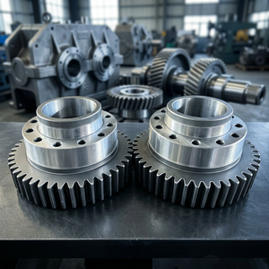 Engranaje de Transmisión de Acero Aleado Tratado Térmicamente con Brida para Transferencia de Torque - Product Image 4