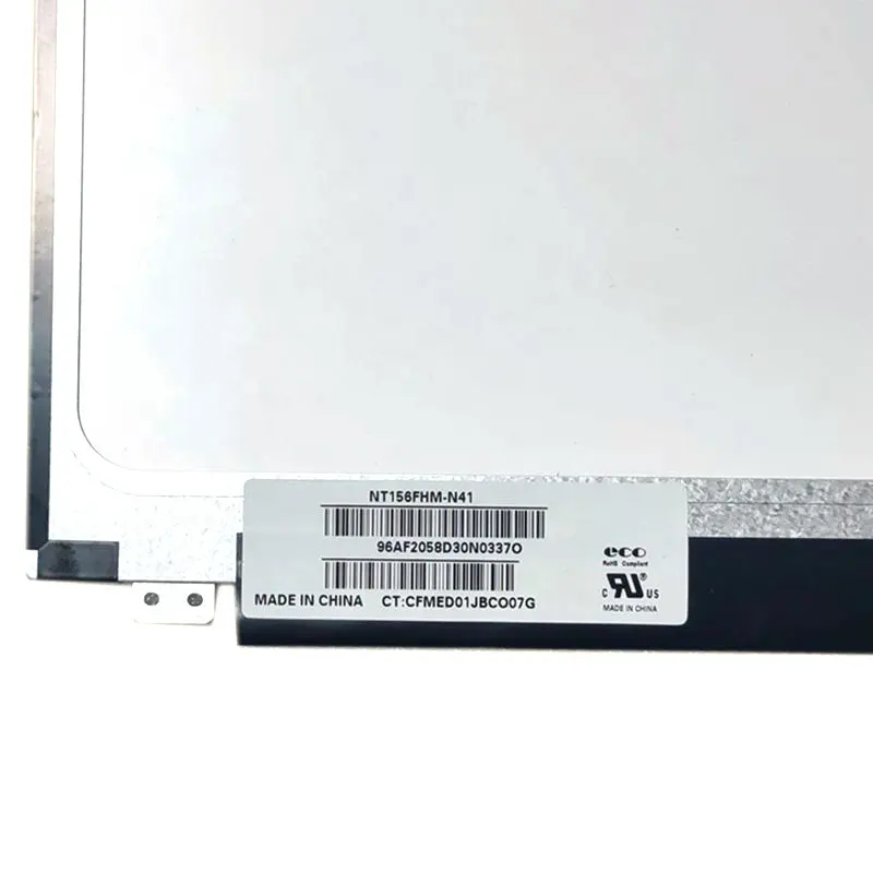 15.6 FHD स्लिम 30 पिन NT156FHM-N41 1920(RGB)*1080 eDP 30 पिन 60Hz एलईडी डिस्प्ले लैपटॉप एलसीडी स्क्रीन