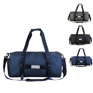 Custom Logo Print Dry Wet Separated Sport Duffel <b>Bag</b> Yoga Travel Overnight Weekend Gym <b>Bag</b> with Shoes <b>Compartment</b> - Product Image 1