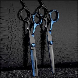 Tijeras de Peluquería de 6'' de Acero Japonés, Tijeras para Adelgazar el Cabello, Tijeras de Peluquería Profesional, Set de Corte de Cabello para Salón C1001 - Product Image 2