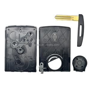 Étui de protection pour clé de voiture à 4 boutons avec lame, compatible Renault Clio, Megane 2, 3, Laguna 3, Koleos, Fluence, Scenic, Captur - Product Image 2