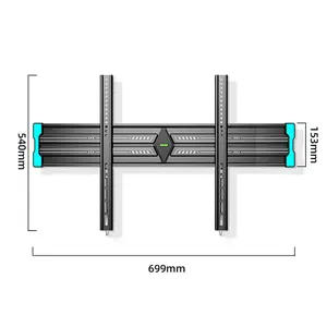 2024 nouveauté support de montage tv approprié taille 32-80 pouces support de télévision suspendu VISA 100*100-600*400mm support de télévision mural