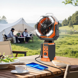 Mới nhất 20000mAh năng lượng mặt trời cắm trại ngoài trời fan hâm mộ Máy tính để bàn làm mát phun Fan đứng USB có thể sạc lại có thể thu vào cắm trại fan hâm mộ với sương mù - Product Image 3