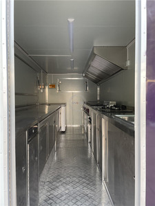 2025 gran oferta Carro de comida al aire libre móvil helado camión de comida personalizada remolque de quiosco de comida para la venta - Product Image 6