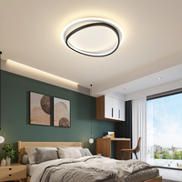 Plafonniers LED en acrylique avec cadre en fer, éclairage encastré, style moderne et minimaliste, pour salon, chambre à coucher, chambre d'enfant nordique