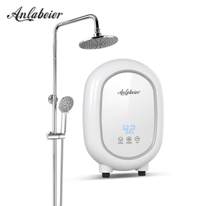 Chauffe-eau électrique instantané ultra-mince 3,5-5,5 kW, température constante intelligente, affichage LED, double sécurité, montage mural - Product Image 4