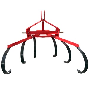 Machine à labourer à attelage trois points, cultivateur agricole de <span class=keywords><strong>jardin</strong></span> avec pointes de lame à ressort remplaçables pour ameublir la terre dure - Product Image 3