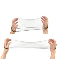 10 pièces de filets à cheveux en nylon jetables, invisibles, souples et élastiques, grands filets pour la danse et outils de coiffure