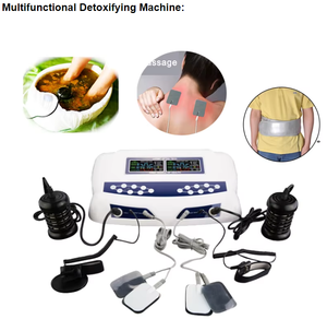 Machine HK-805D LCD JYTOP Dual Ionic Foot Detox Spa Bath & FIR Belts 8 Modes Ion Cleanse - Product Image 5