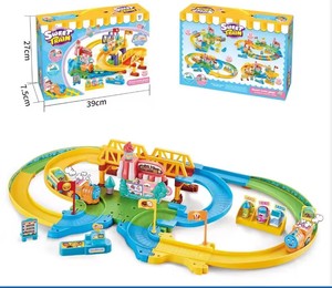 ITTL 14 pièces <span class=keywords><strong>Train</strong></span> <span class=keywords><strong>électrique</strong></span> Maison <span class=keywords><strong>de</strong></span> jeu Maison <span class=keywords><strong>de</strong></span> desserts Blocs <span class=keywords><strong>de</strong></span> construction 6 styles pour collectionner des jouets - Product Image 4