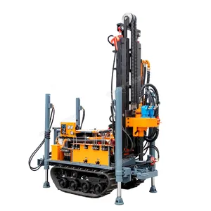 Well Drilling Rig 150m Small 100m 150M 200m Water Borehole Well Drilling Rig Machine Crawler Drilling Rig For Water Well Drill Rig With Air Compressor
