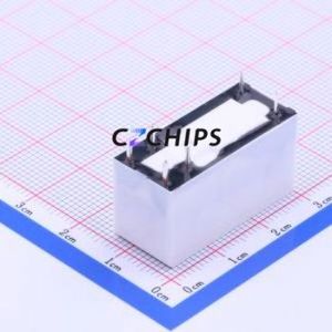 HF115F-S/12-HSF Power Relay DIP,12.7x29mm Relay 12V 1 Normally Open: 1A (SPST-Normally Open)::: 6 16A-250VAC - Product Image 2