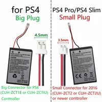 Batterie 2000mAh pour manette PS4, batterie lithium rechargeable pour PS4 Pro Slim, alimentation avec câble de charge