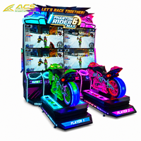 Machine de jeu simulateur de course à monnayeur ACS Konghui, vente directe usine, pour deux joueurs, pour centres de jeux vidéo